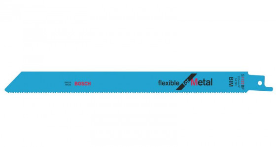 BOSCH 2608656019 Saw blade for tail saw S 1122 BF Flexible for Metal, 5 pcs