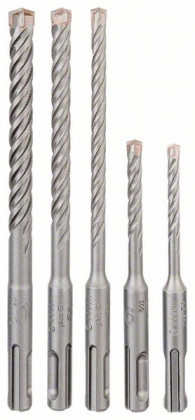 BOSCH 2608833910 5-piece hammer drill set SDS plus-5X, 5/6/6/8/10 mm