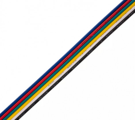StrongLumio flat RGBCCT cable (six-wire)