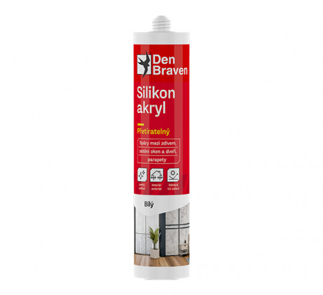 Silicone acrylic sealant 280 ml white