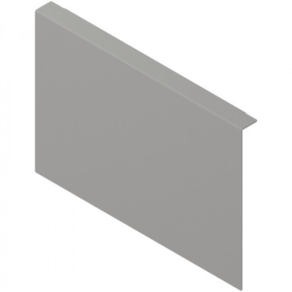 BLUM ZC7A0P0C Ambia-line adapter for wooden back LBX/MVX C Indium gray IG-M