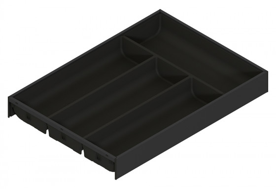BLUM ZC7S450BS3 Ambia-line cutlery tray LBX/MVX, NL=450/W=300 carbon black CS-M