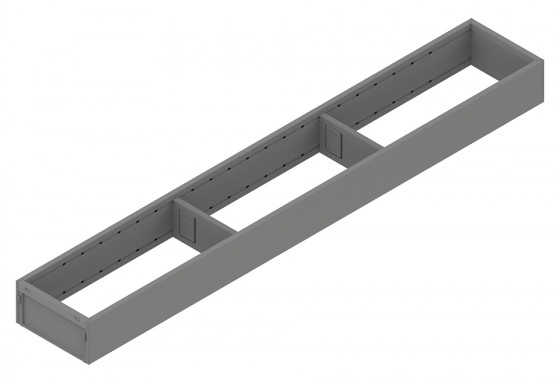 BLUM ZC7S650RS1 Ambia-line frame for LBX/MVX, NL=650/W=100 Indium gray IG-M