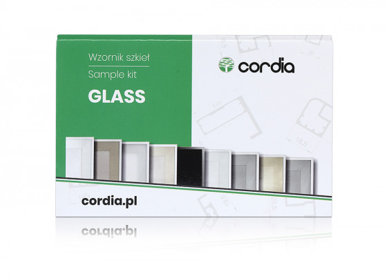 CORDIA Glass Samples Book for Aluminium Frames GLASS