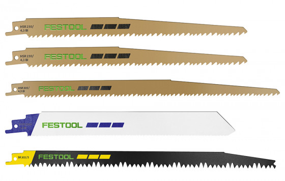 FESTOOL 577496 Sabre saw blade set RS-Sort/5