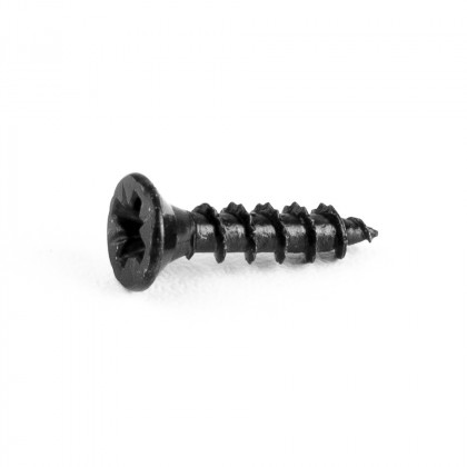 Screw PZ 3.5x16 countersunk head zinc black PZ2