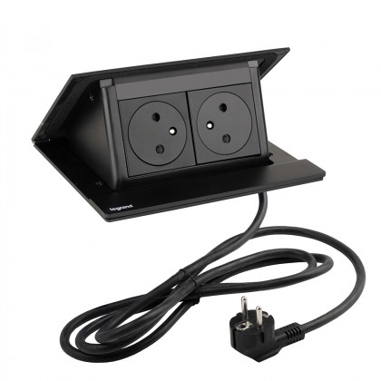 LEGRAND PopUp, 2x230V, black matt