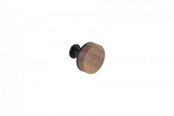 TULIP Knob Mewo walnut/matt black