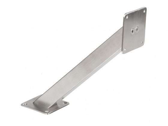 Bracket 45° angular 200mm stainless steel