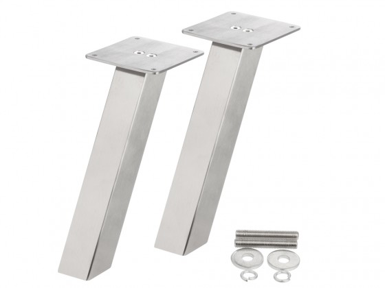 Angled angular bracket 200mm stainless steel