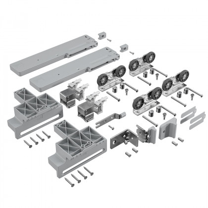HETTICH 9323130 TopLine 1 set for 2 wings with damping 75 kg