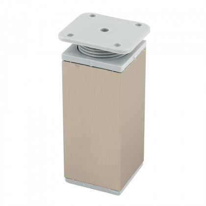 StrongLegs furniture leg FA009, 100Rmm, imitation stainless steel/gray plastic