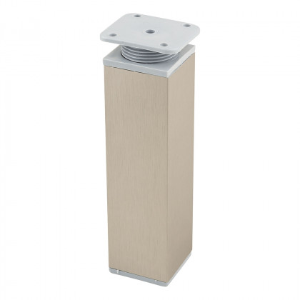 StrongLegs furniture leg FA009, 150Rmm, imitation stainless steel/gray plastic