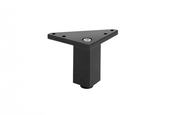 StrongLegs furniture leg FA002, 75Rmm, black matt