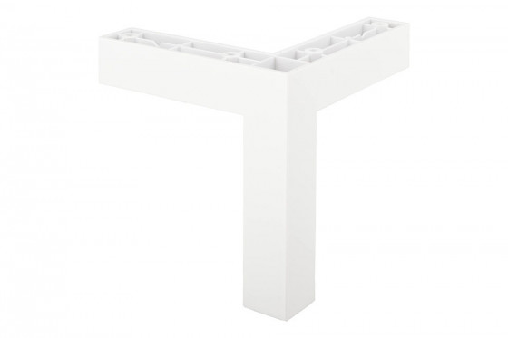 StrongLegs furniture leg FP009, 120Rmm, white matt