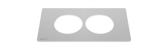LEGRAND DisqIn frame, 4 modules, metal