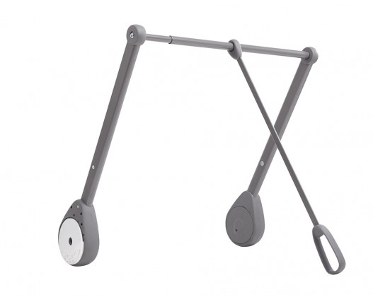 VIBO ASSA 500/750mm folding clothes rail gray