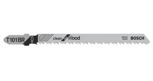BOSCH 2608633779 Saw blade for reciprocating saw T 101 BR Clean for Wood, 3 pcs