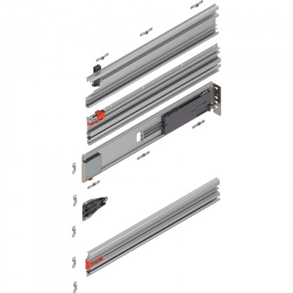 BLUM 802P525D.R2 Revego Duo pocket rail guide, 525 mm, right