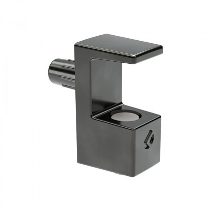IF-Grace shelf support for glass 8mm, black nickel, 5mm,