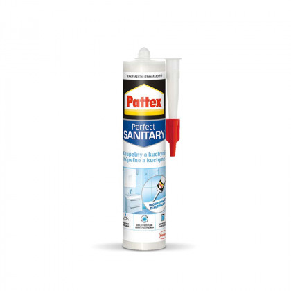 PATTEX SILICONE SANITARY TRANSPARENT 280ml