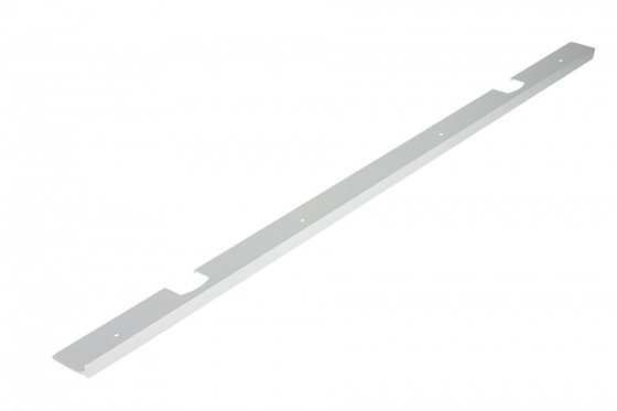 Corner connecting strip for worktop 38mm length 900mm L/P aluminum