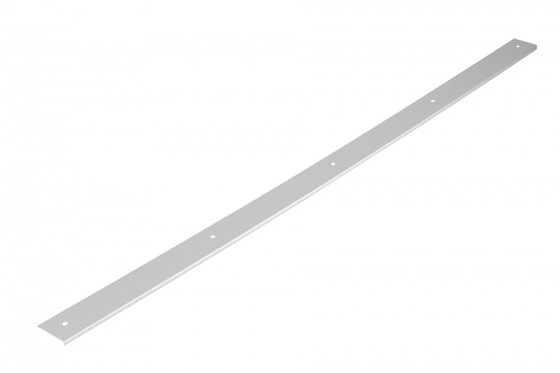 End strip for worktop 38mm "0" radius length 900mm right aluminum