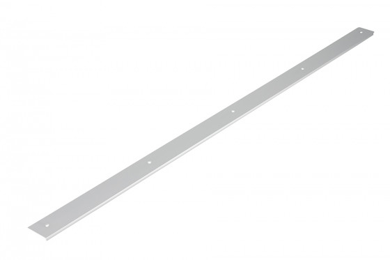 End strip for worktop 38mm length 900mm right aluminum