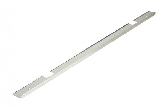 Connecting strip corner for worktop 38mm length 900mm L/P stainless steel