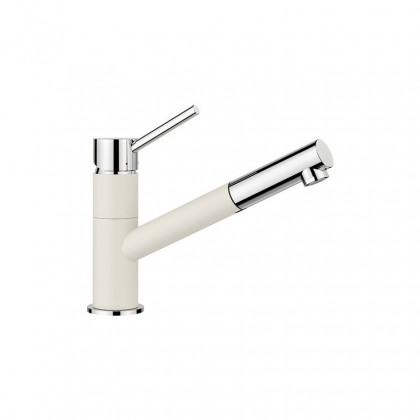 BLANCO 526953 Tap KANO-S white soft/chrome Silgranit-look