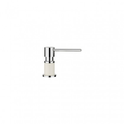 BLANCO 526955 LATO detergent dispenser white soft/chrome Silgranit-look