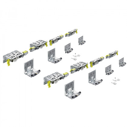 HETTICH 9278780 TopLine XL new STB 19 (17 mm), 18-30 mm/60 kg 4 wings