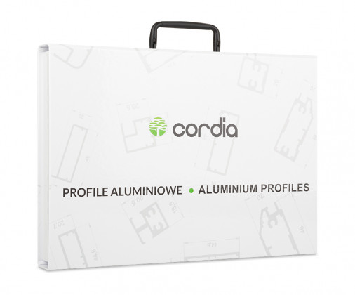 CORDIA Profiles and aluminium frames  - case with colouring