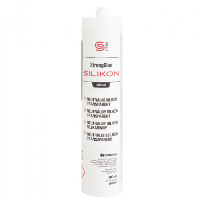 StrongGlue Neutral Silicone Transparent, 280 ml