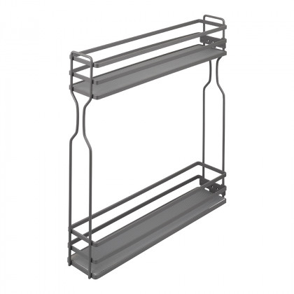 StrongWire double basket side 150mm dark gray alone