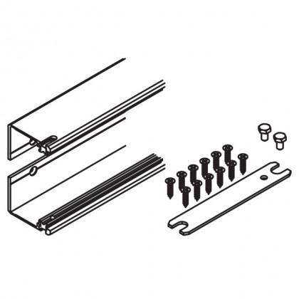 HAWA 25438 Concepta connecting profile 55mm, 650mm (2 pcs)