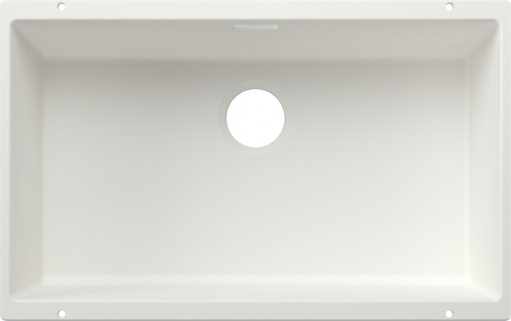 BLANCO 527807 Sink SUBLINE 700-U white without drain set Silgranit
