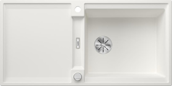 BLANCO 527621 Sink ADIRA XL 6 S white InFino with Silgranit eccentric
