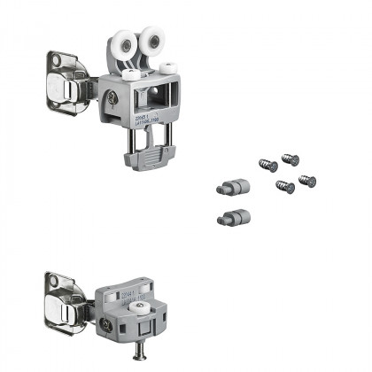 HETTICH 9278260 WingLine L up to 12 kg, Push to move gray left