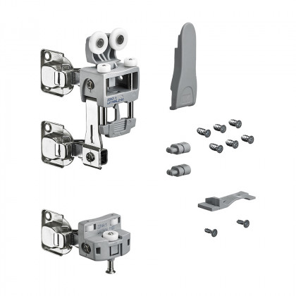 HETTICH 9278485 WingLine L up to 25 kg, Pull to move silent gray left