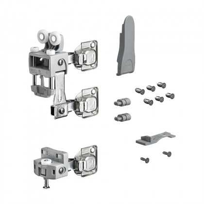 HETTICH 9278486 WingLine L up to 25 kg, Pull to move silent gray right