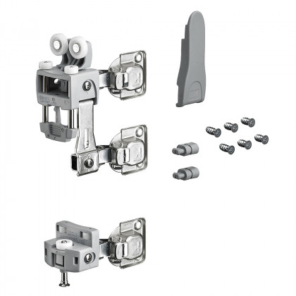 HETTICH 9278580 WingLine L up to 25 kg, Push to move gray right