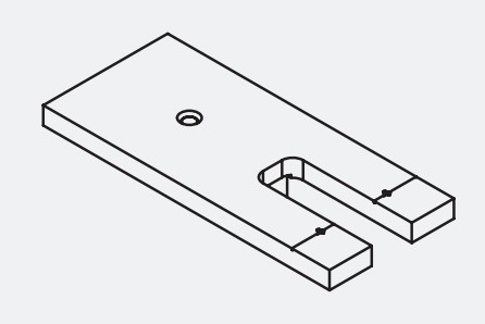 HAWA 042.3118.071 milling tool for mounting hole
