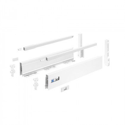 HETTICH 9307238 Atira flexi set complete 300/176 white reling front bracket