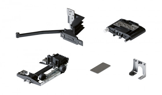 HAWA 31511 Folding Concepta III 25 Push, slide-in set, right
