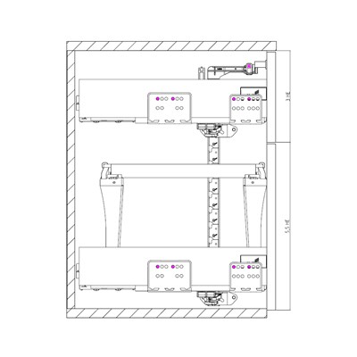 HETTICH 9209618 container drawingU M1:1 (set 1