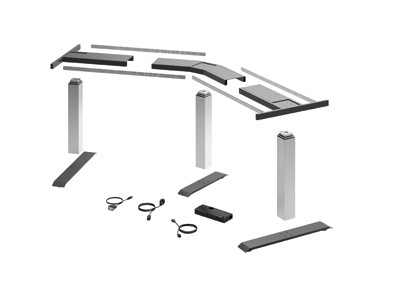 HETTICH 9193258 LegaDrive corner set 135° white