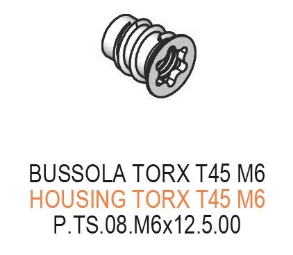OMM-nut P.TS.08.M6x12mm 5.00