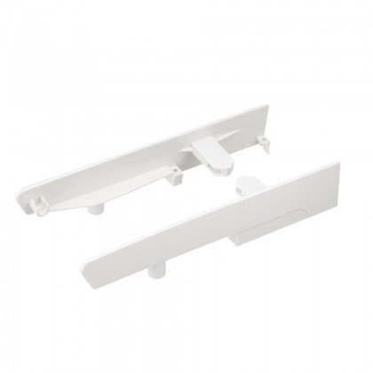 StrongBox inner drawer front profile holder H204 with one round railing white