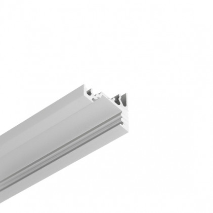 StrongLumio profile LED Corner 10, anodized silver, 3000 mm